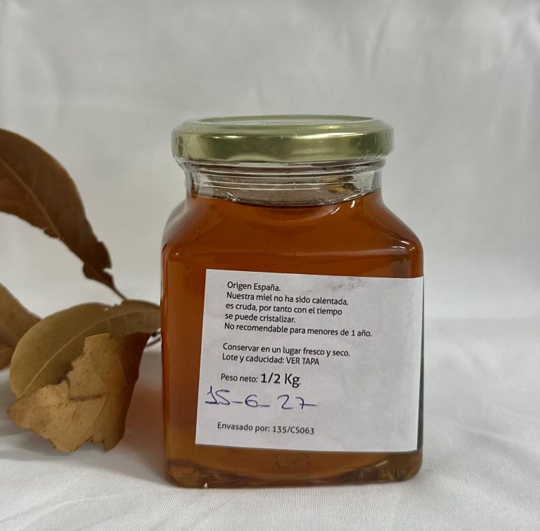 miel de azahar 500 trasera