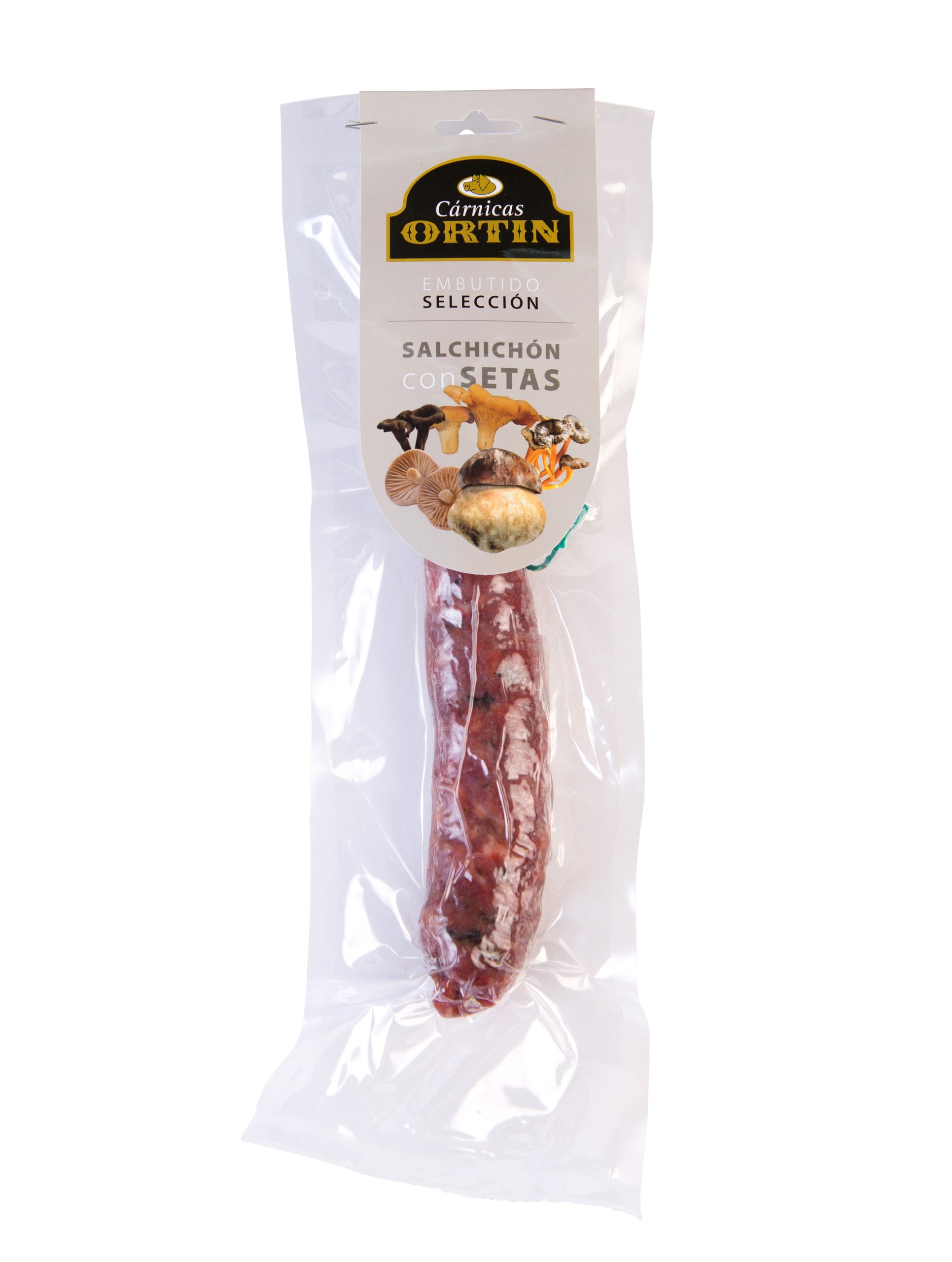 Salchichon con setas