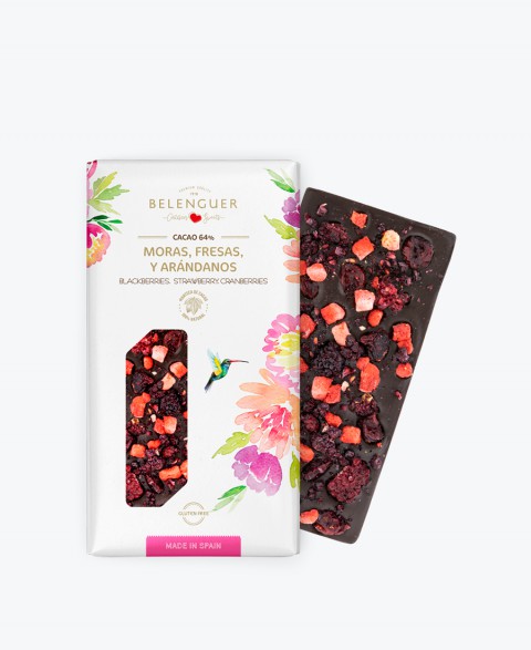 moras fresas y arandanos